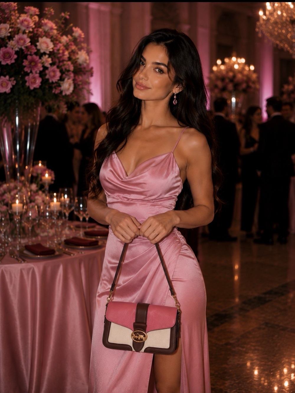 ✨ Beautiful Coach Pink & White Shoulder Bag ✨ 🩷🩷🩷🩷🩷 - Picture 5 of 15